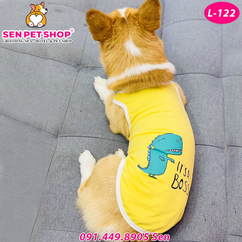 ÁO CHO CHÓ CORGI KHỦNG LONG