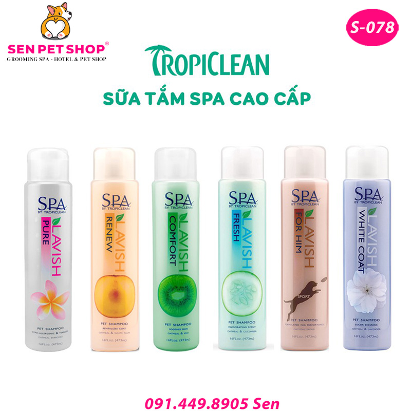 SỮA TẮM THÚ CƯNG TROPICLEAN DƯA LEO