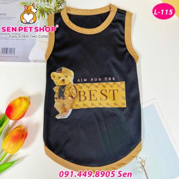 ÁO CHO CHÓ MÈO GẤU NÂU BEST