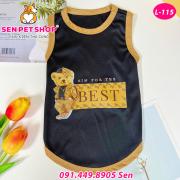 ÁO CHO CHÓ MÈO GẤU NÂU BEST